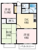 パインリーフ泉ヶ丘1号館の間取図