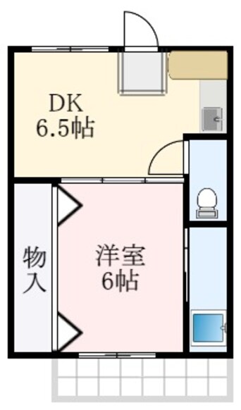 間取図 ビレッジハウス南野田4号棟