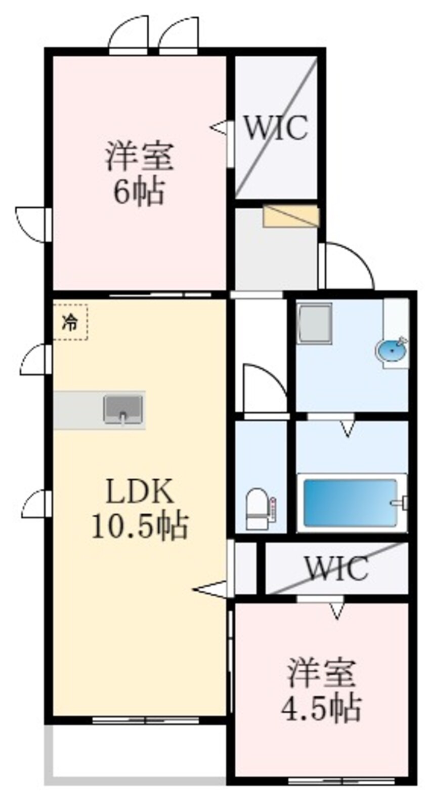 間取図 セジュール寺池台