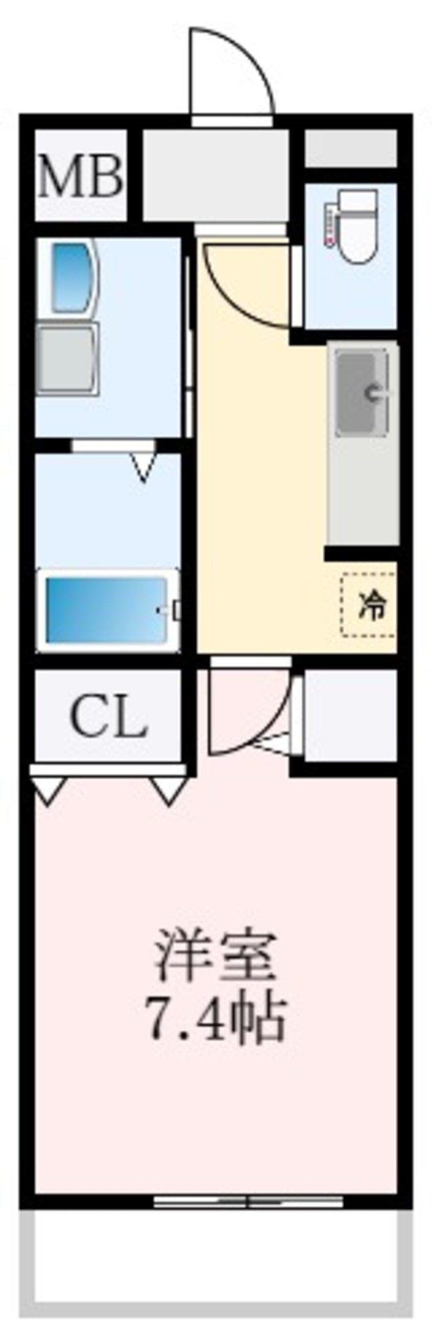 間取図 あどばんす蘭