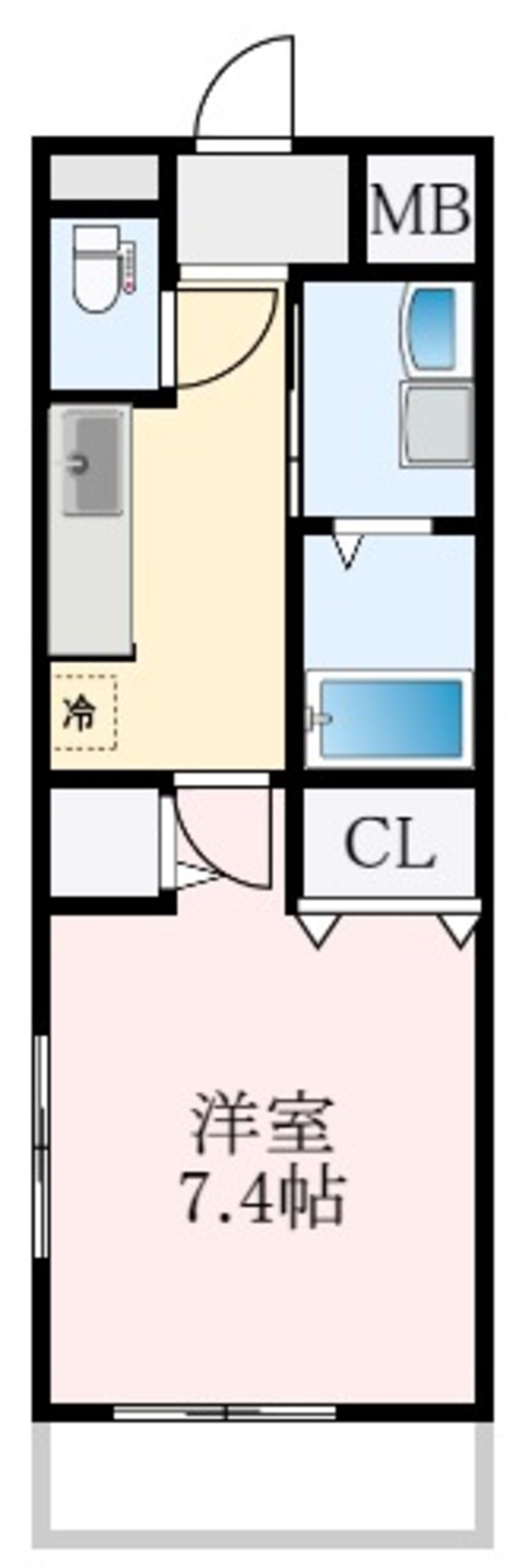 間取図 あどばんす蘭