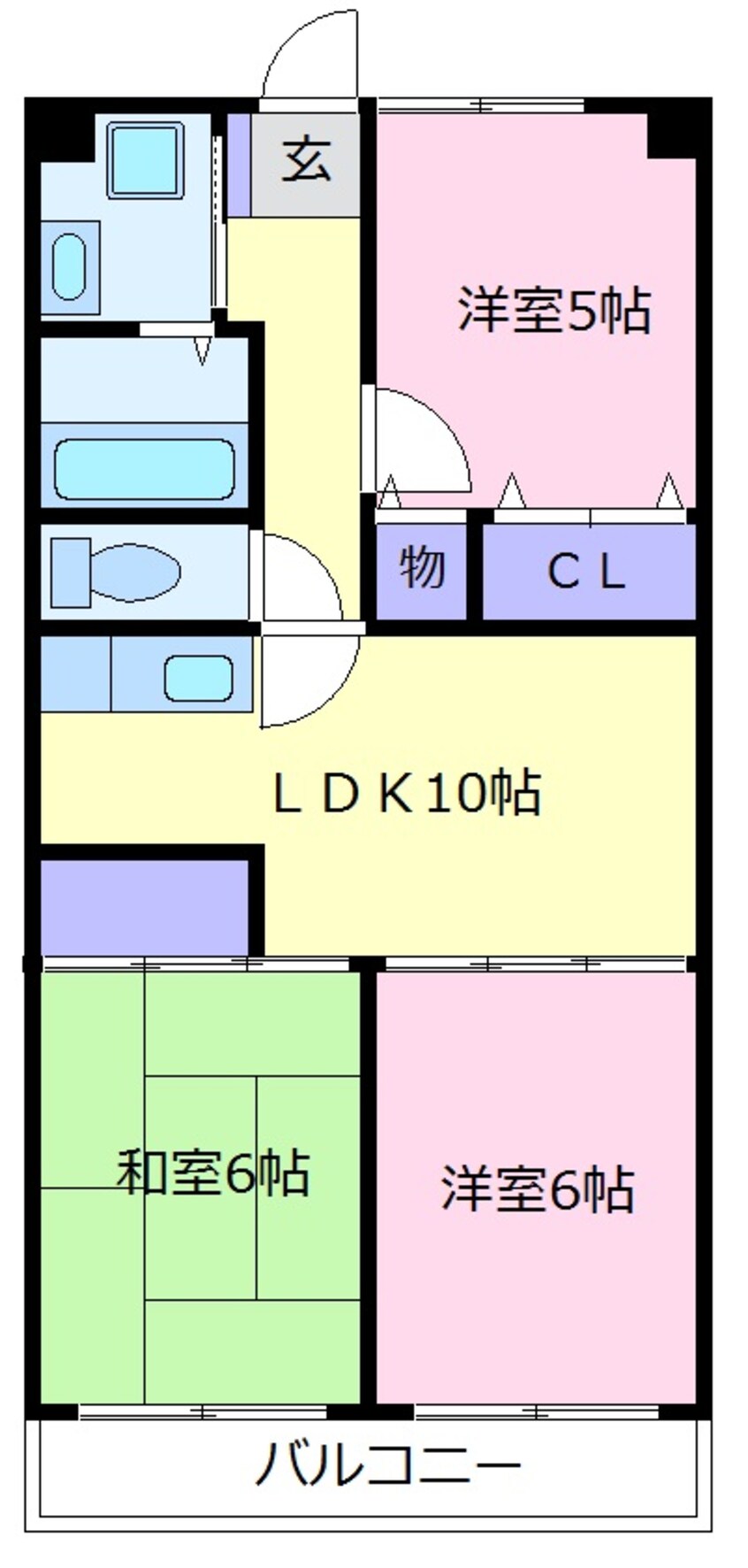 間取図 702泉ヶ丘