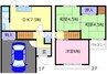 泉北高速鉄道/深井駅 徒歩29分 1-2階 築45年 3DKの間取り