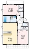 泉北高速鉄道/深井駅 徒歩24分 3階 築13年 2LDKの間取り