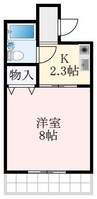 市原壱番館 1Kの間取り