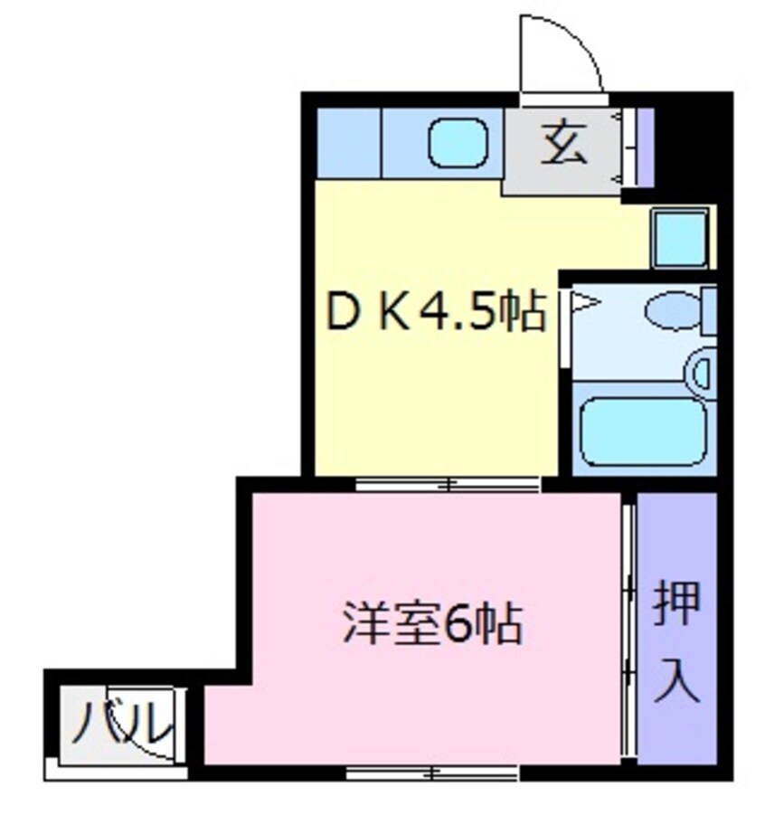 間取図 タツミハイツ