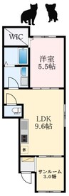 南海高野線/萩原天神駅 徒歩26分 1階 1年未満 1LDKの間取り