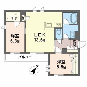 間取図 南海高野線/白鷺駅 徒歩4分 2階 1年未満