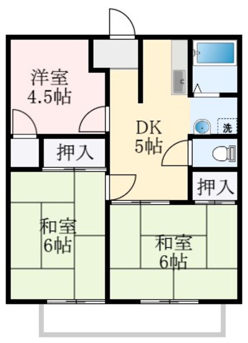 間取図 サニーハイツ