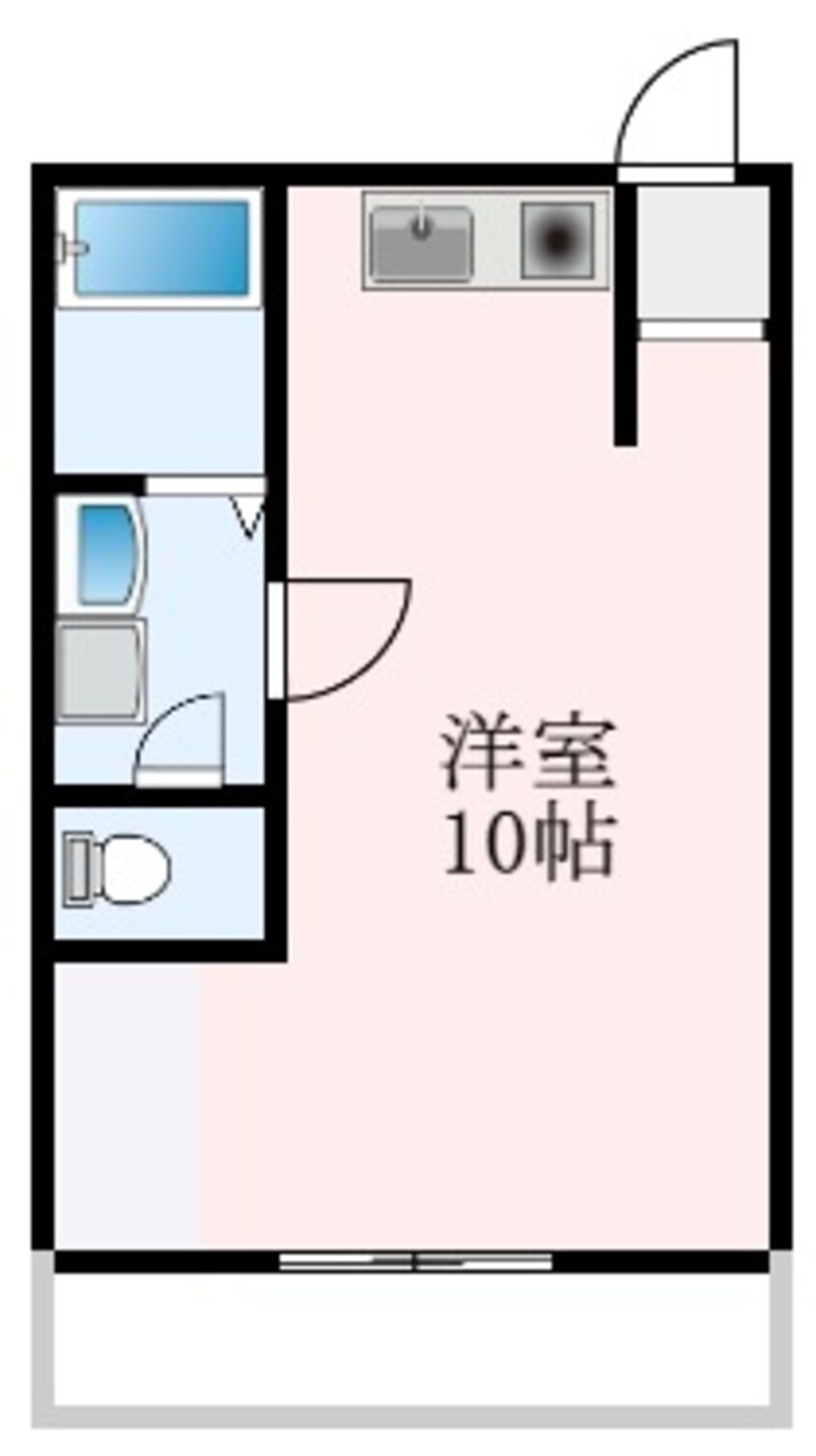 間取図 南海高野線/北野田駅 徒歩5分 2階 築39年