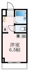 グレイス昌栄 1Kの間取り