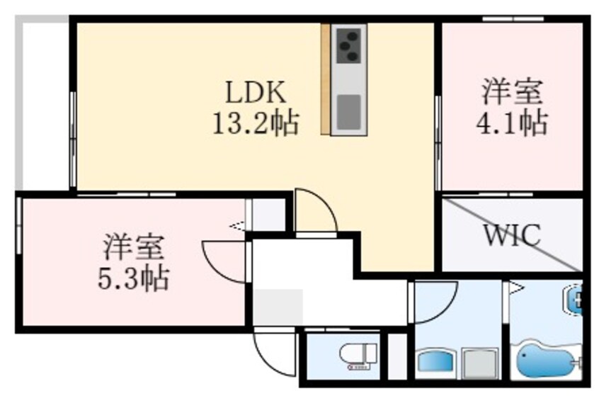 間取図 レジーナ北野田