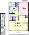 泉北高速鉄道/深井駅 徒歩20分 2階 築12年 1LDKの間取り