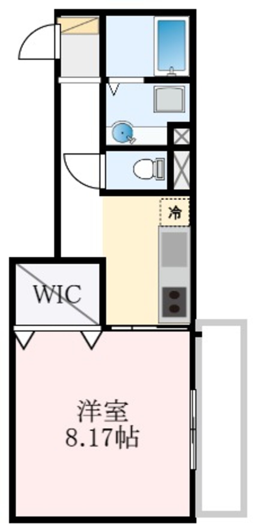 間取図 南海高野線/狭山駅 徒歩8分 1階 築1年