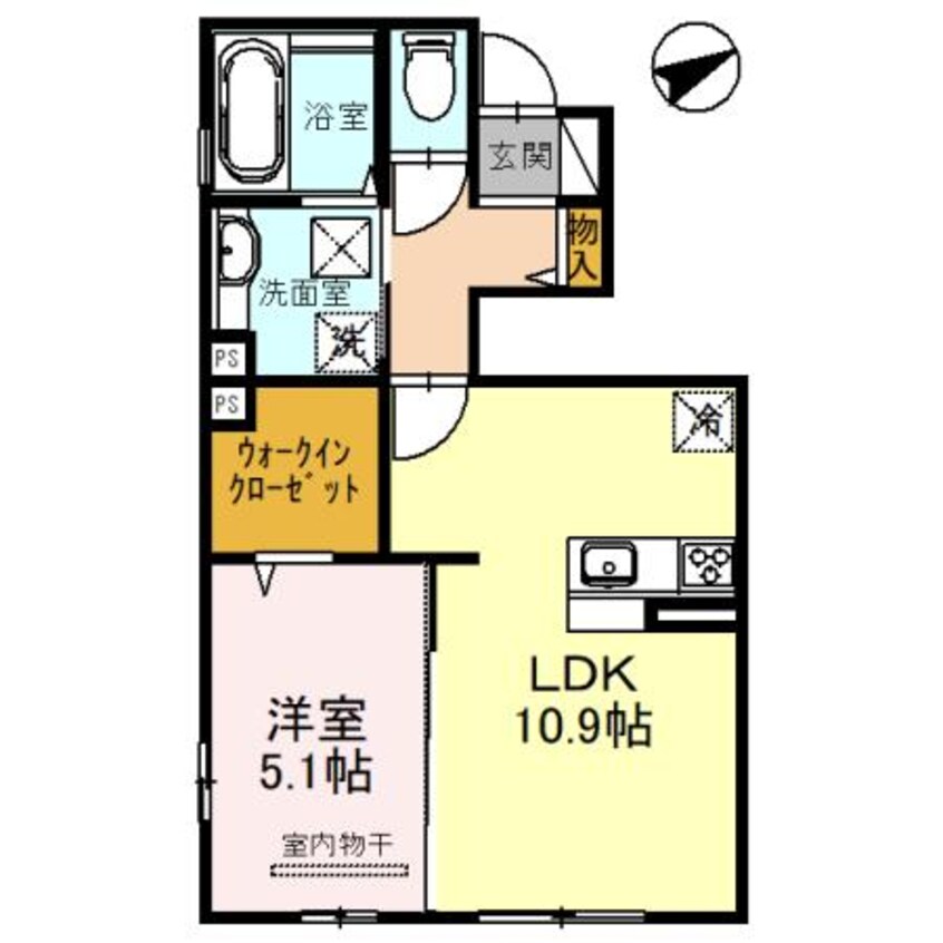 間取図 泉北高速鉄道/深井駅 徒歩16分 1階 築9年