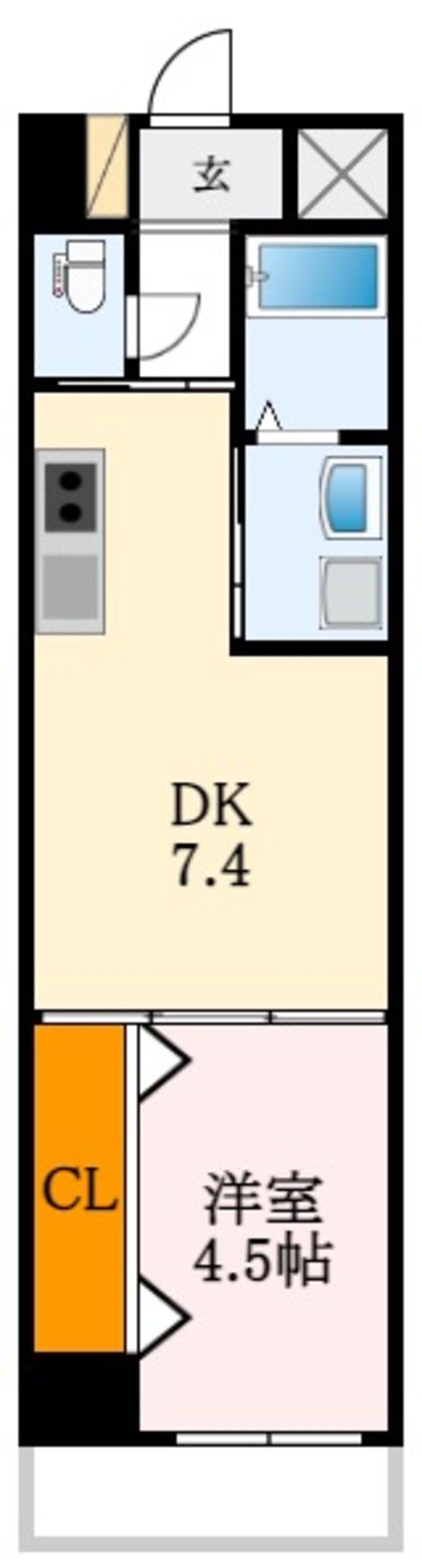 間取図 リアライズ深井駅前