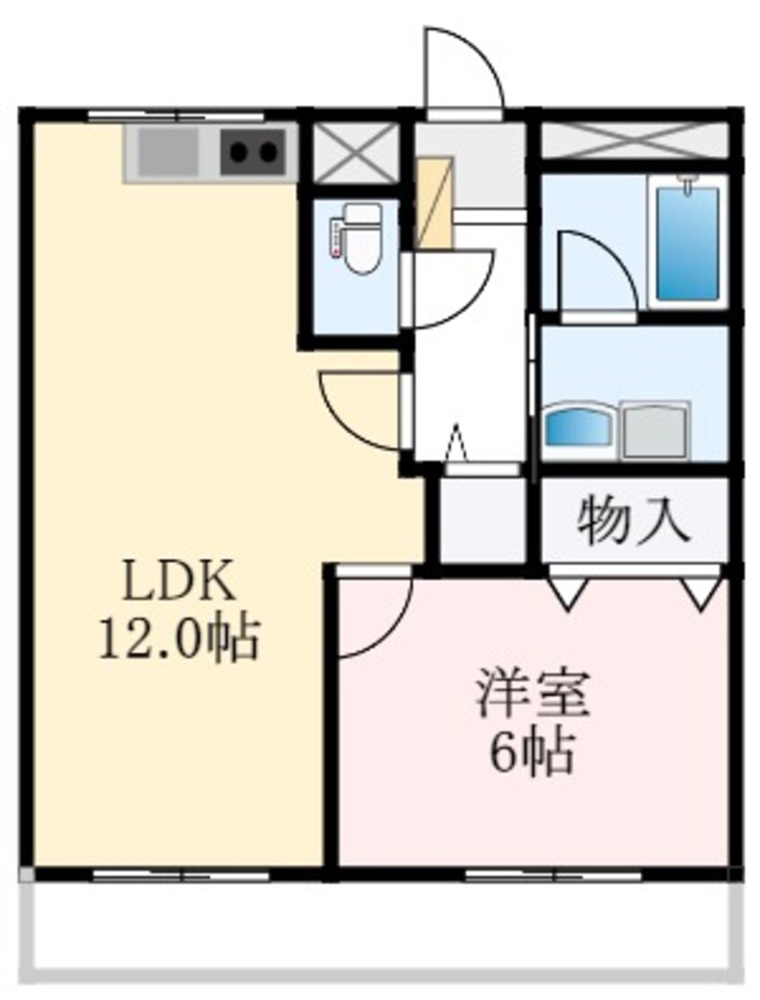 間取図 山本レンターマンション