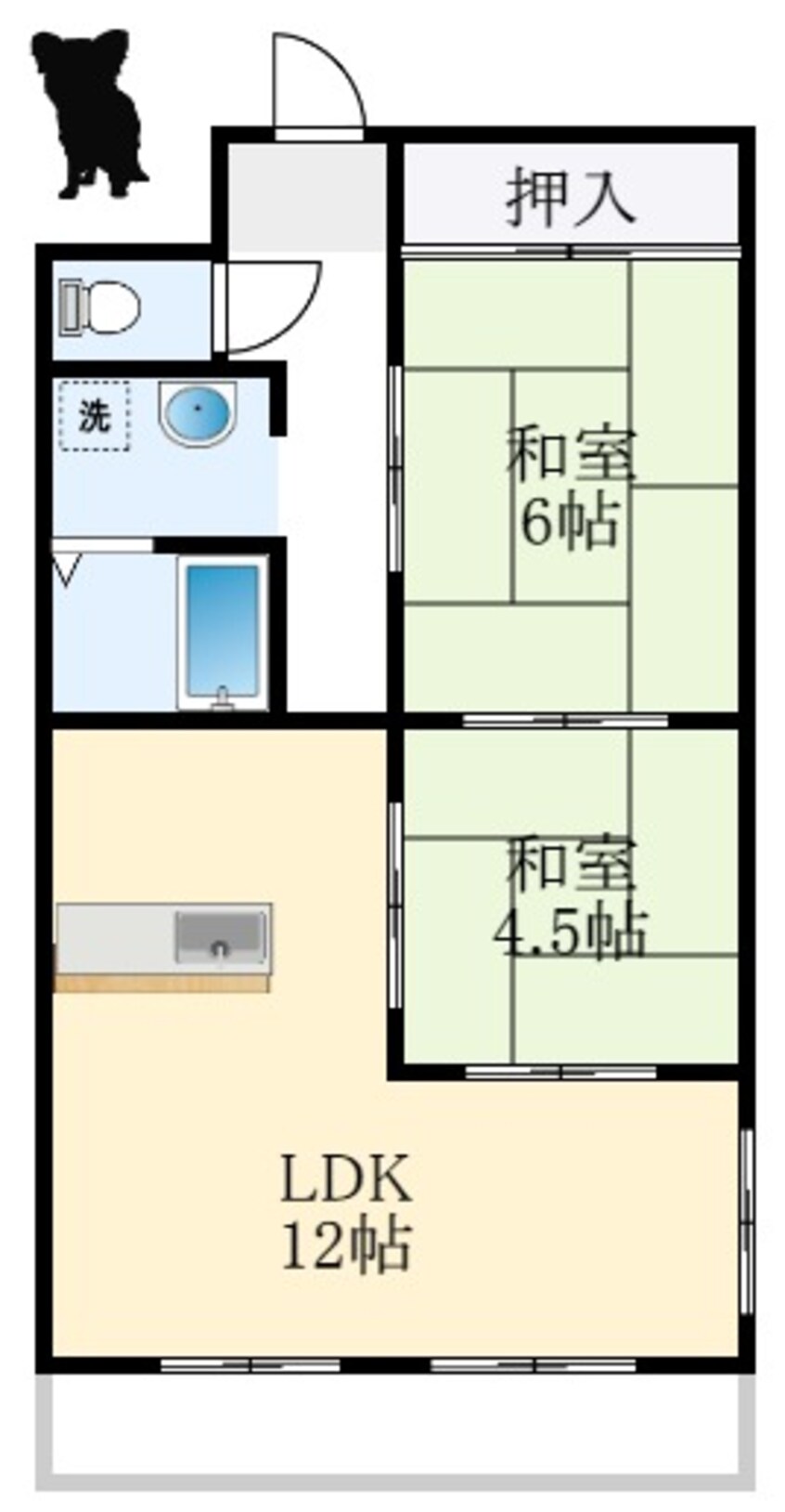 間取図 AXIS JUN　II番館