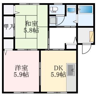 間取図 ラ・フォーレ深井I棟