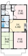 泉北高速鉄道/泉ケ丘駅 徒歩19分 3階 築29年 3DKの間取り