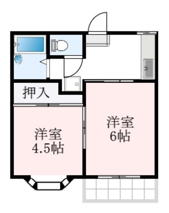 間取図 さかえコーポA