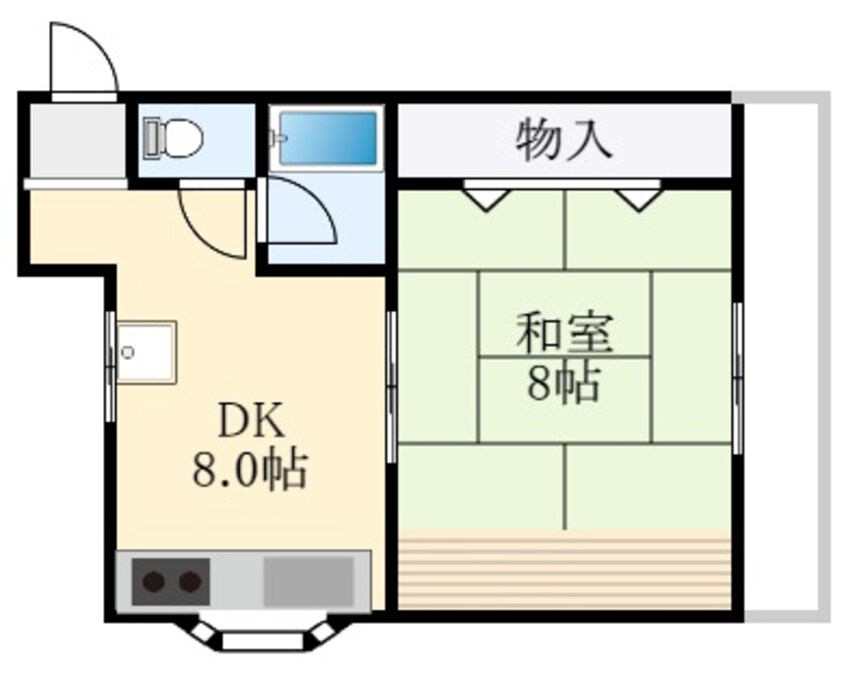 間取図 アーバニティ伊田