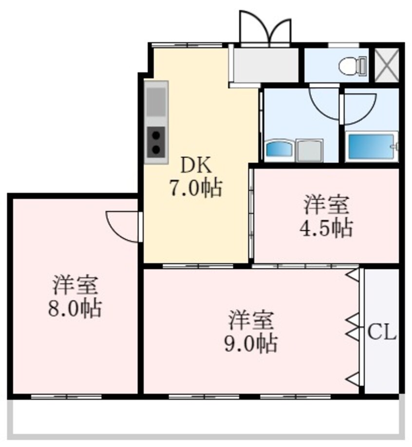 間取図 辰巳マンション