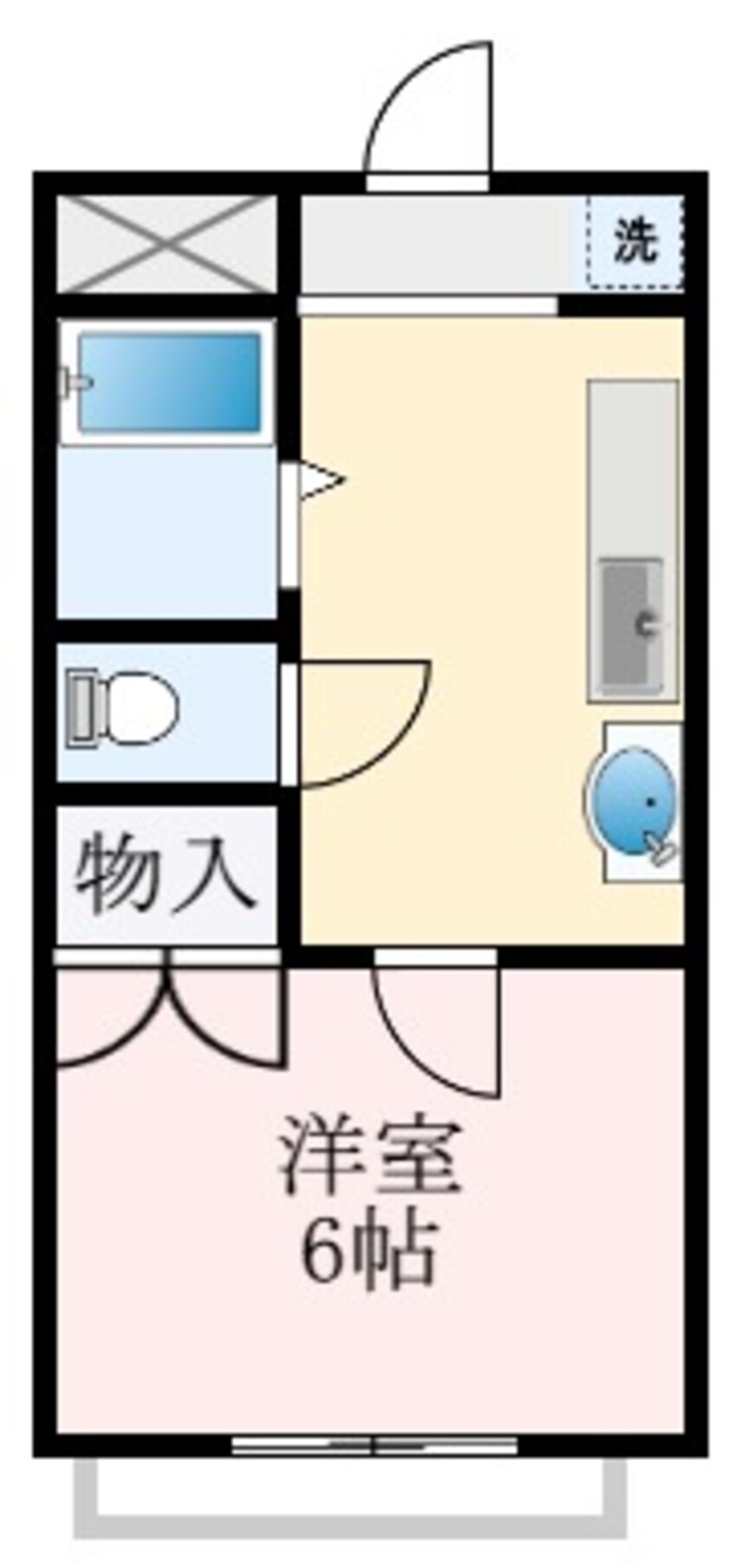 間取図 CREST-6