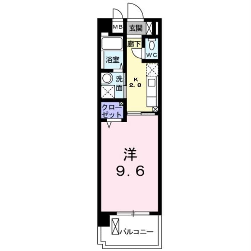 間取図 グランドステージ鏡