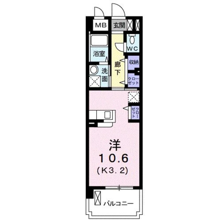 間取図 グランドステージ鏡