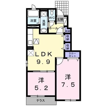 間取図 ライフコートウエストA