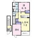 クレメントFの間取図