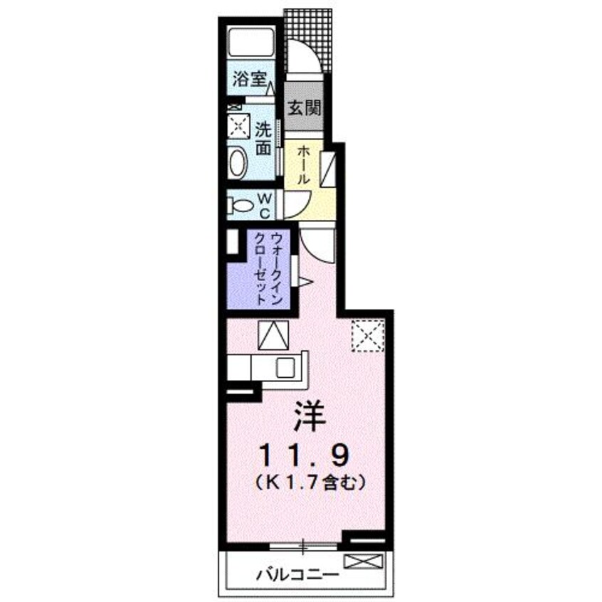 間取図 クイーンズ・ガーデンⅡ A