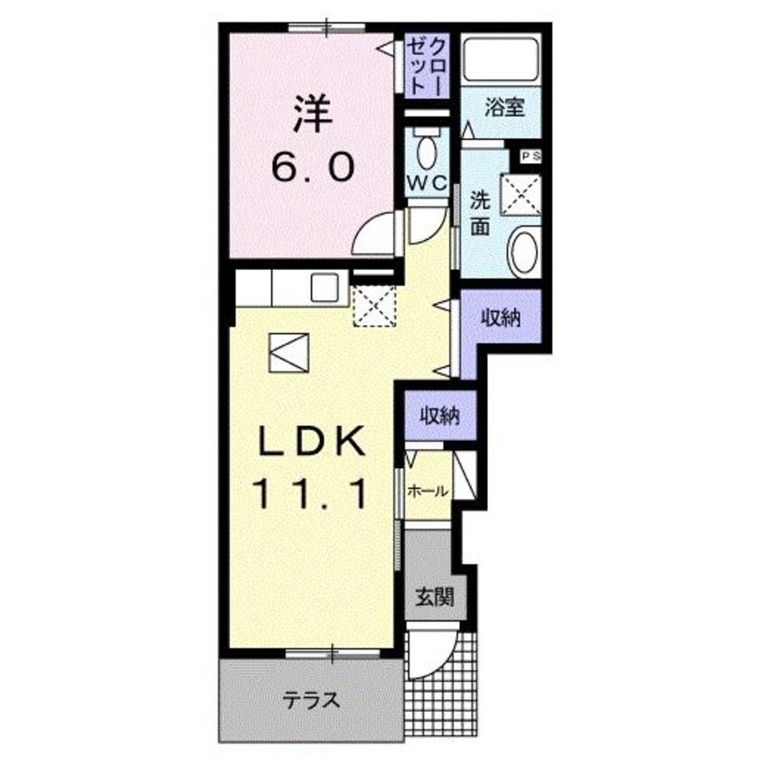 間取図 ボヌールエスパスⅣ番館