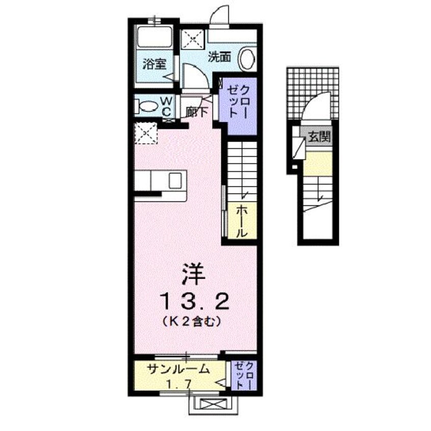 間取図 サニーガーデンⅠ