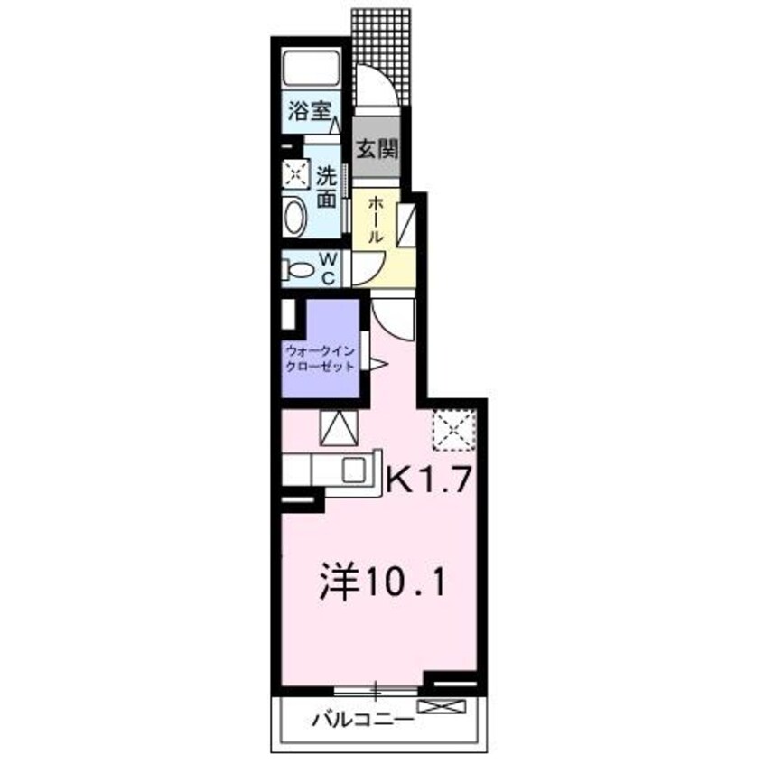 間取図 イーリス東唐津