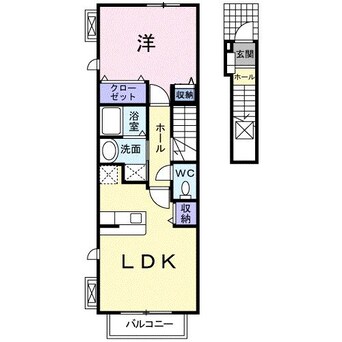 間取図 サンフラットA