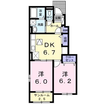 間取図 ミキ・ブルック A