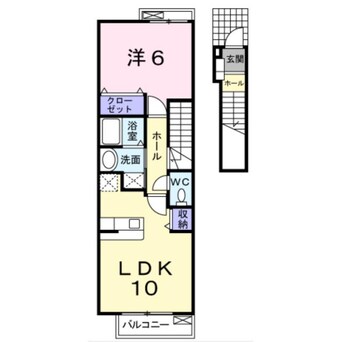 間取図 フロントフィールド1番館
