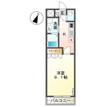 間取図 ウイングコート