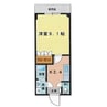 サンパティオ 1Kの間取り