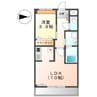 シャルム浜玉 1LDKの間取り