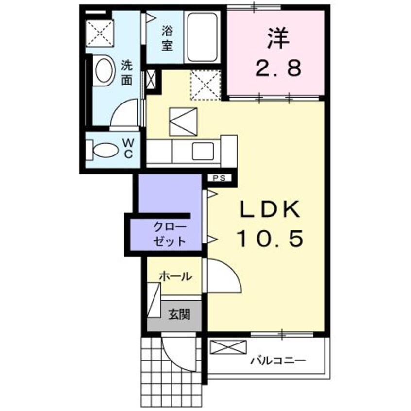 間取図 ブリーゼ和多田