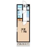 ライラック町田 1Kの間取り