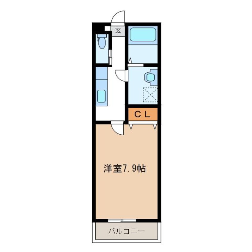 間取図 ボヌール唐津駅前