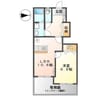 サザンハイムK 1LDKの間取り