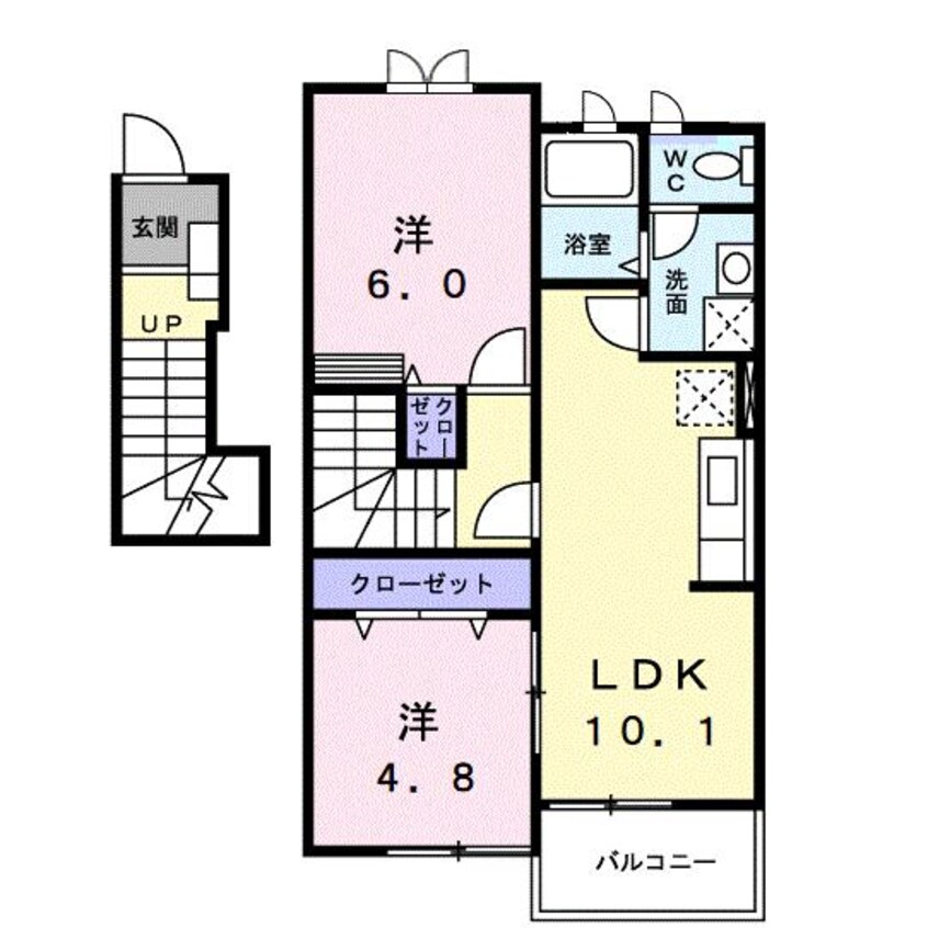間取図 クレメントC