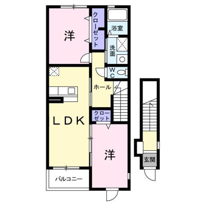 間取図 パイン スクエア ノース A