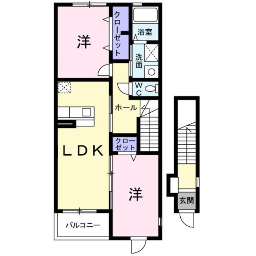 間取図 パイン スクエア ノース B