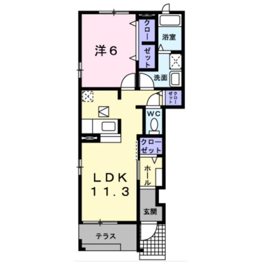 間取図 パイン スクエア ノース B